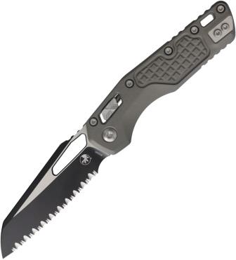 MCT2103FRNC Microtech Standard Issue MSI Ram-Lok Pocket Knife Gray Frag